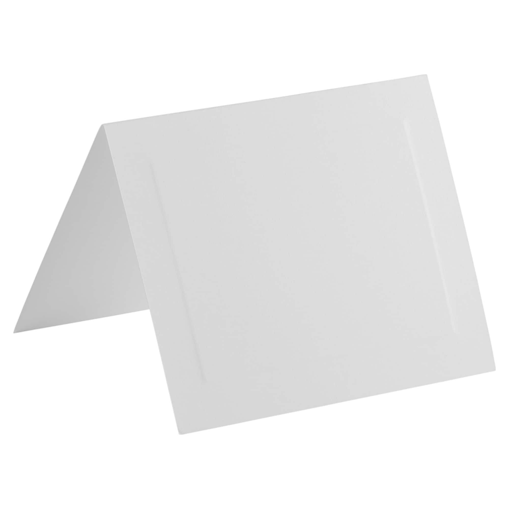 JAM Paper A2 White Blank Foldover Cards with Panel